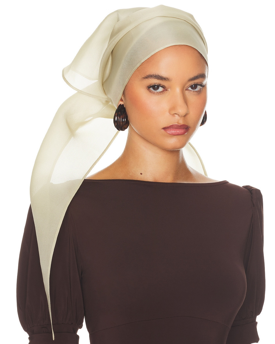 Silk Gazar Head Scarf - 2