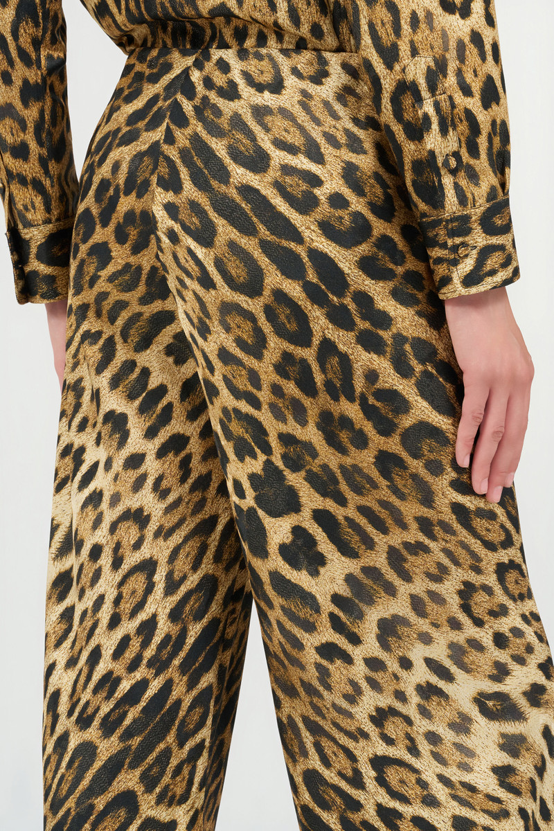 Leopard Print Palazzo Pants 7
