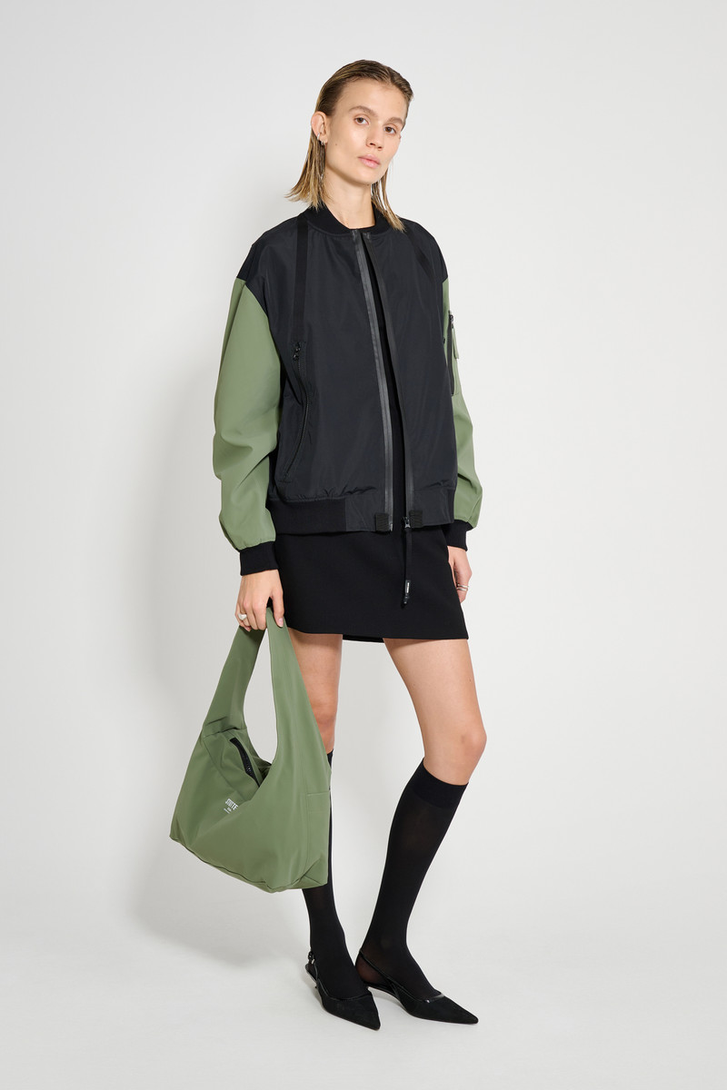 Bredsand Zip Bomber Jacket Black 5