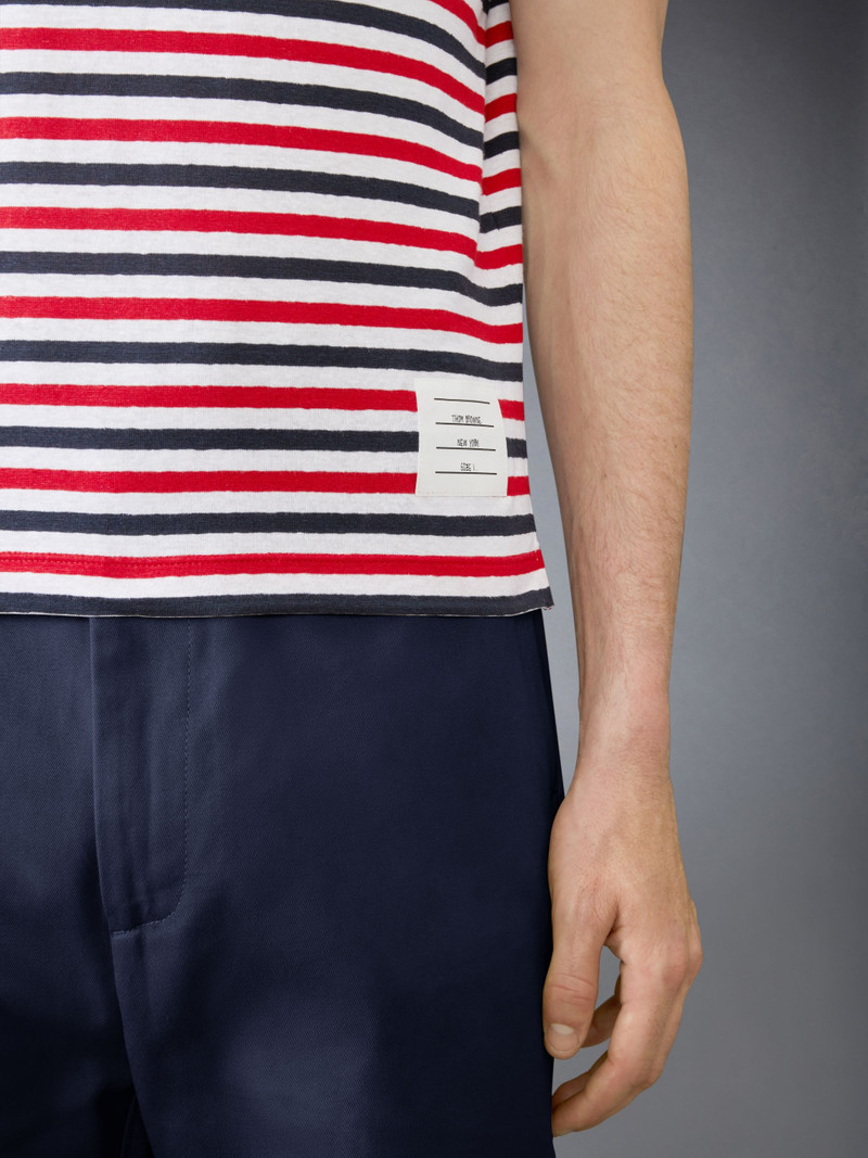 LINEN JERSEY SHORT SLEEVE POLO 5