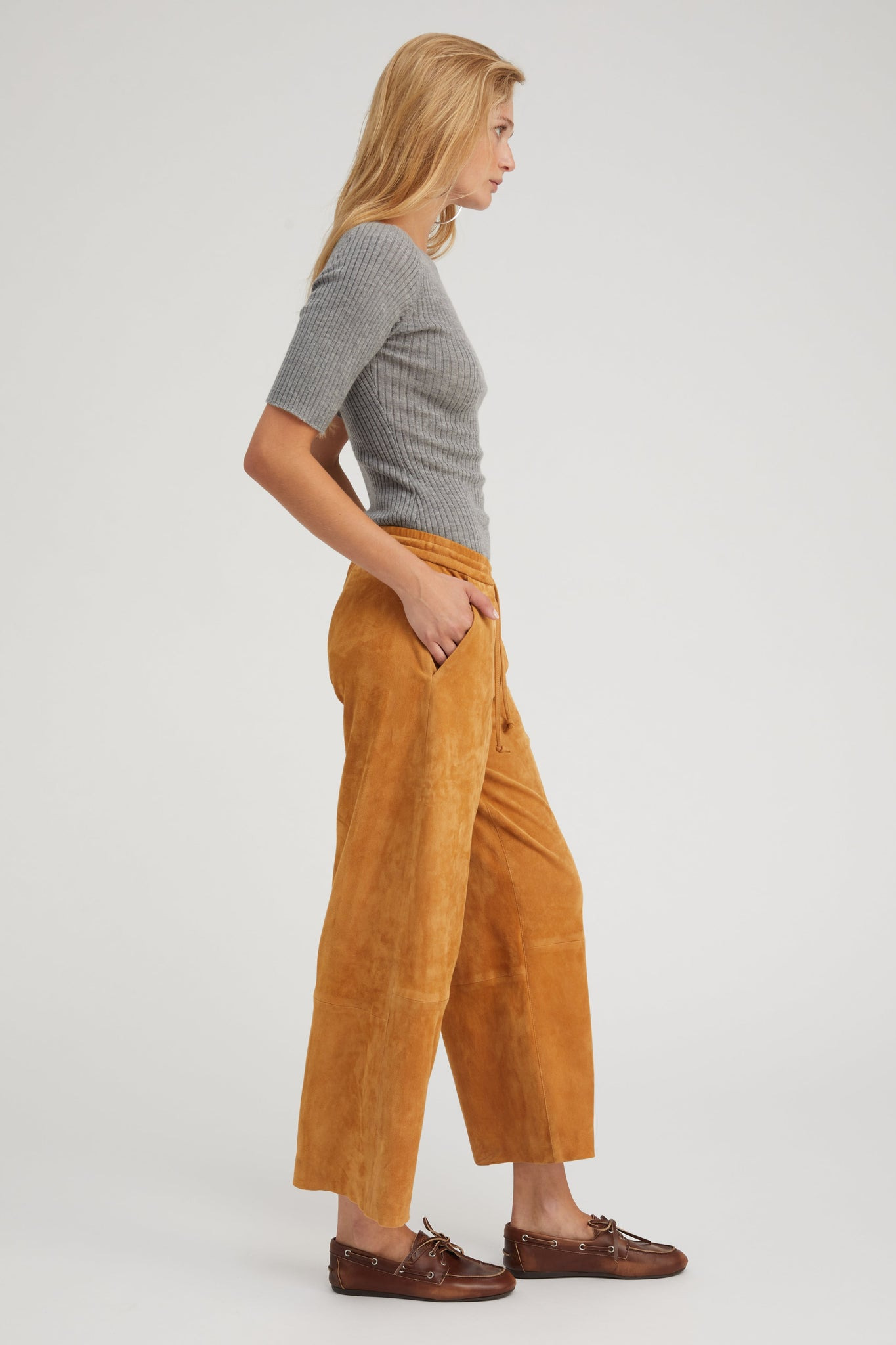 THUNDER CASHMERE MID SLEEVE CREWNECK - 3
