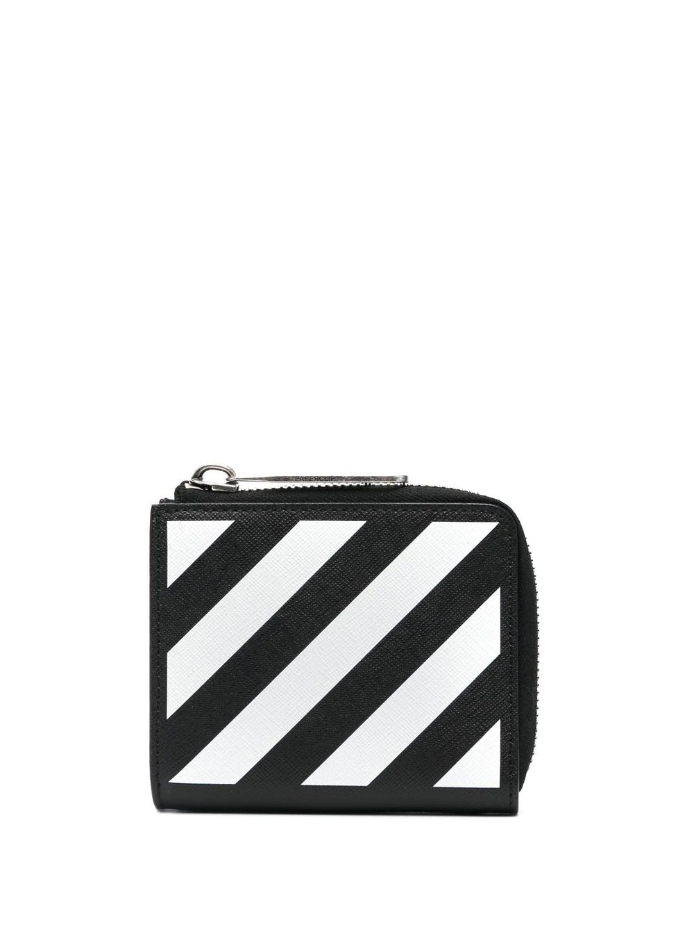 Binder Diag striped leather wallet - 1