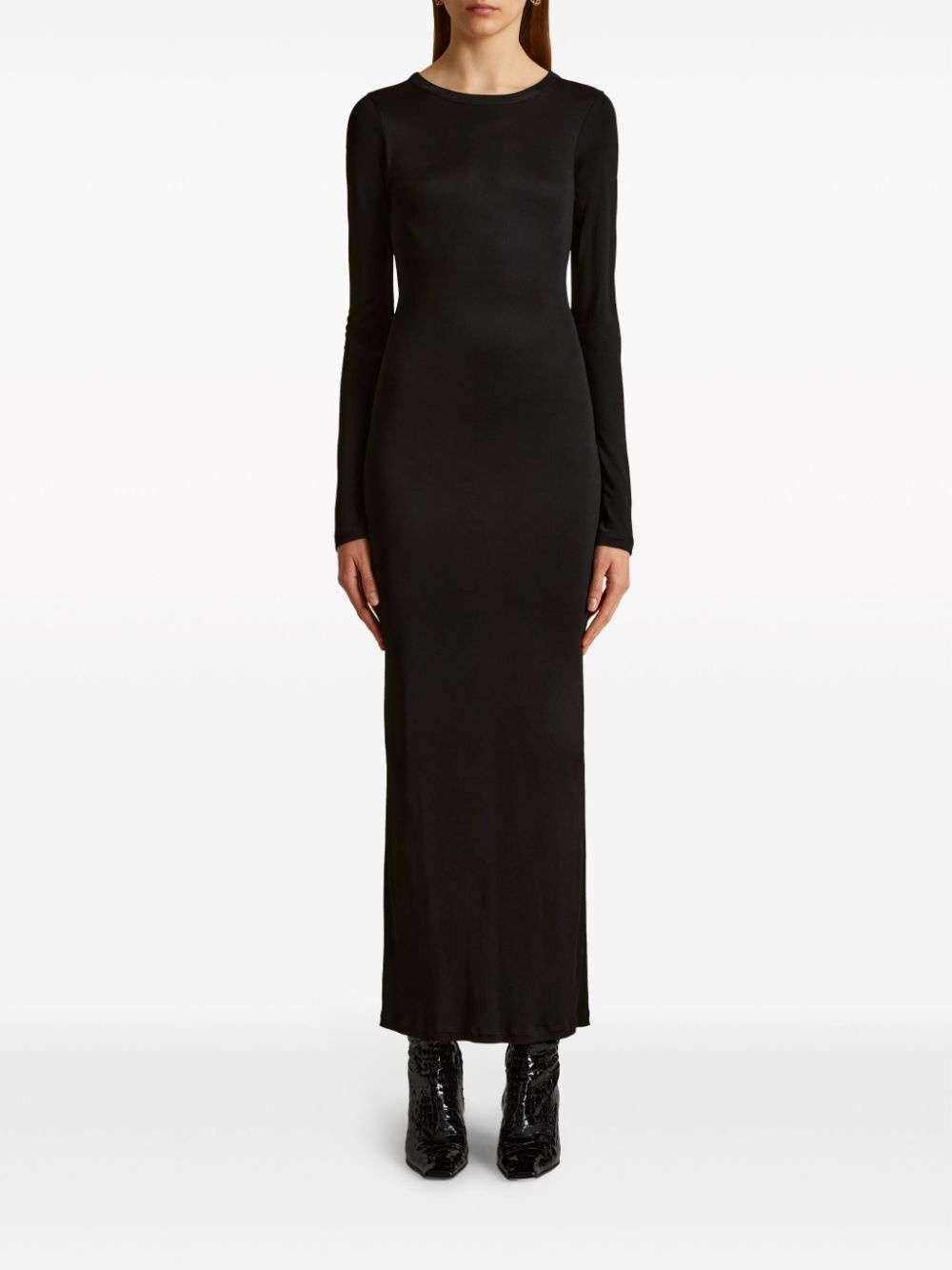 KHAITE The Bayra midi dress | farfetch | REVERSIBLE