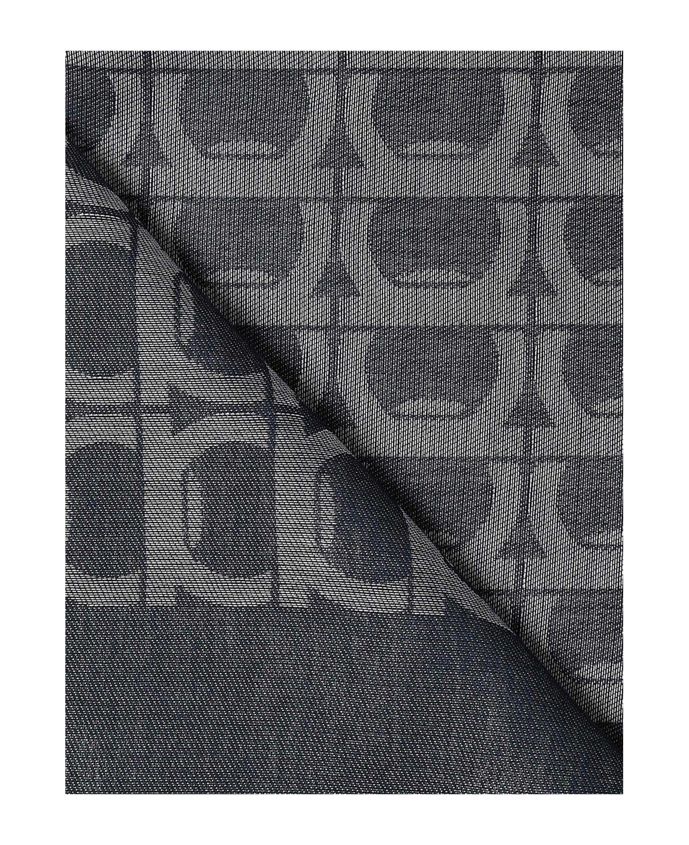 Gancini Monogram Jacquard Stole - 2