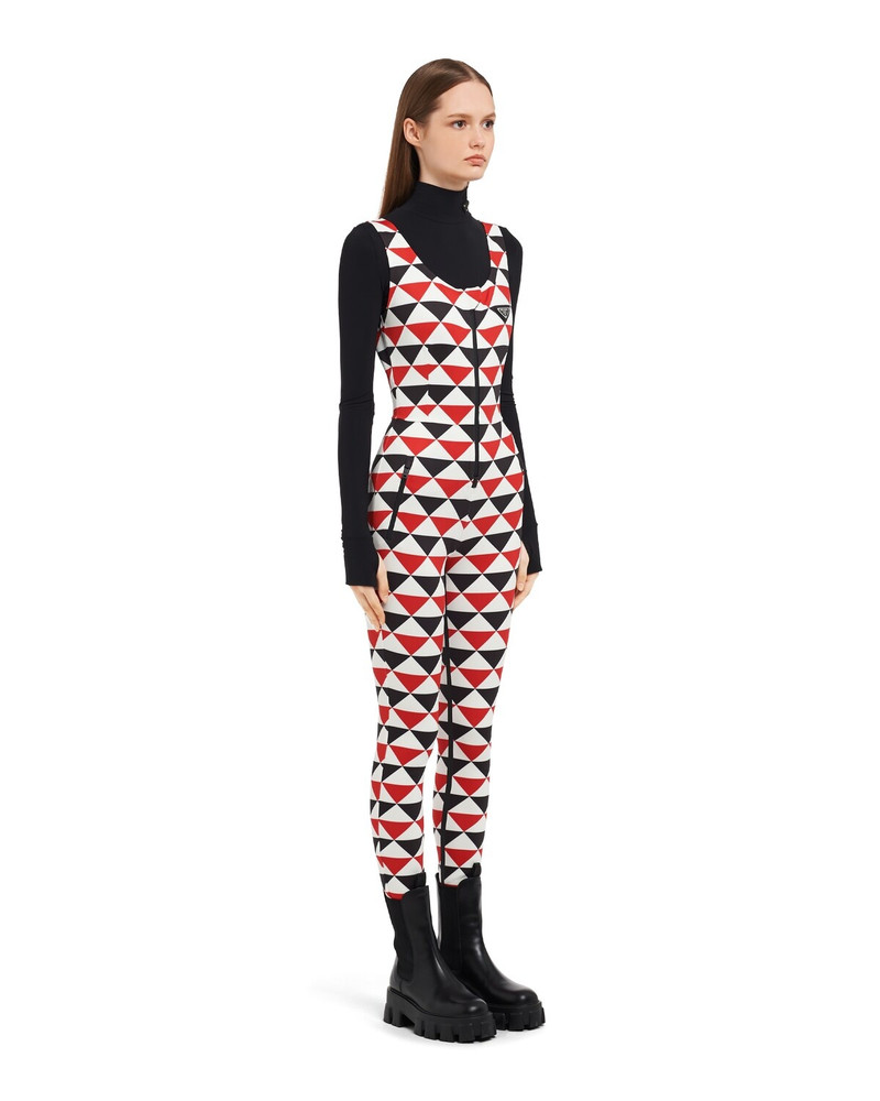 Printed jersey jumpsuit 3