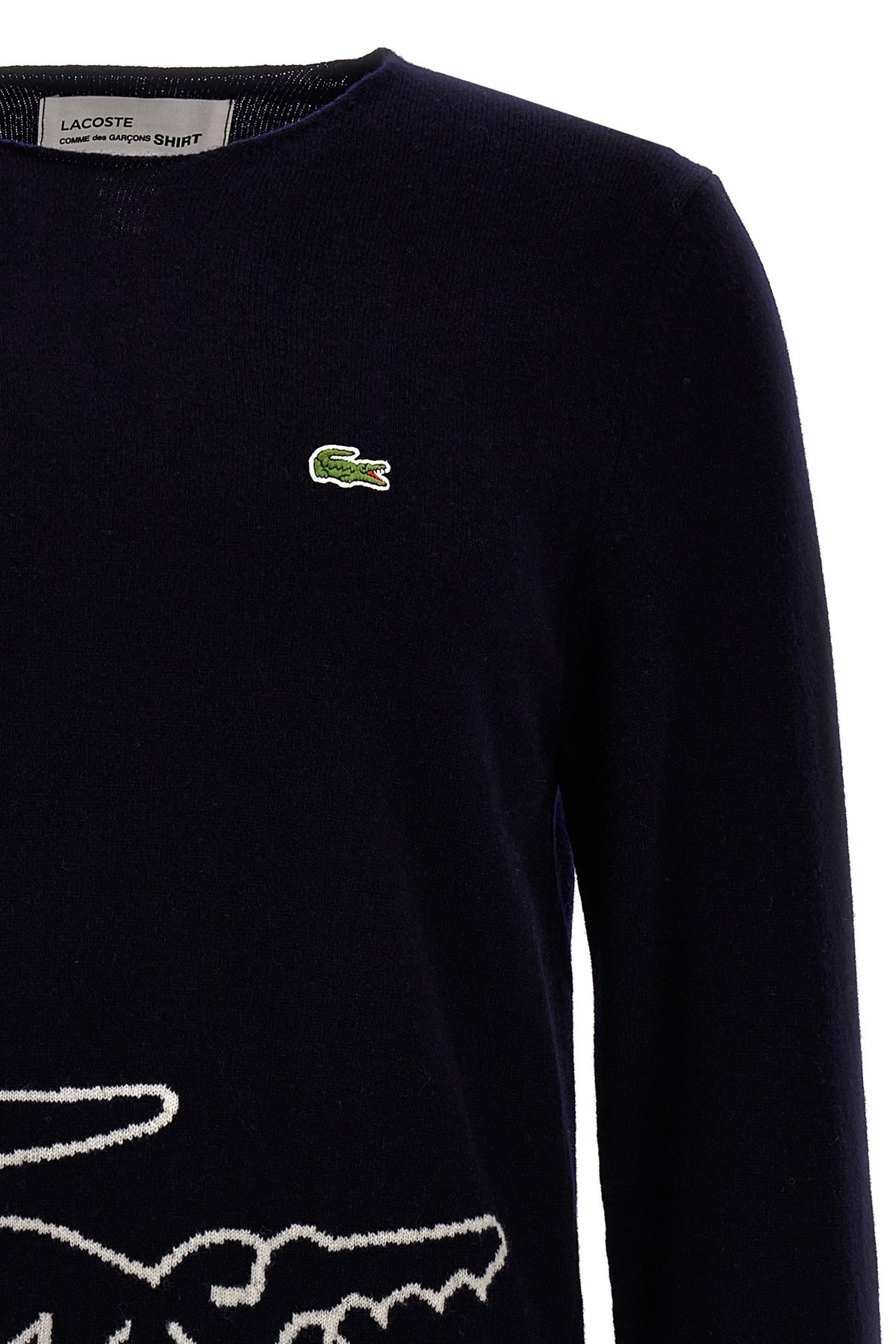 Comme Des Garcons shirt x Lacoste sweater - 3