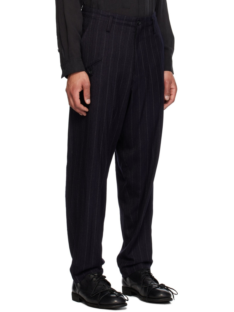 Yohji Yamamoto Black Stripe Trousers outlook