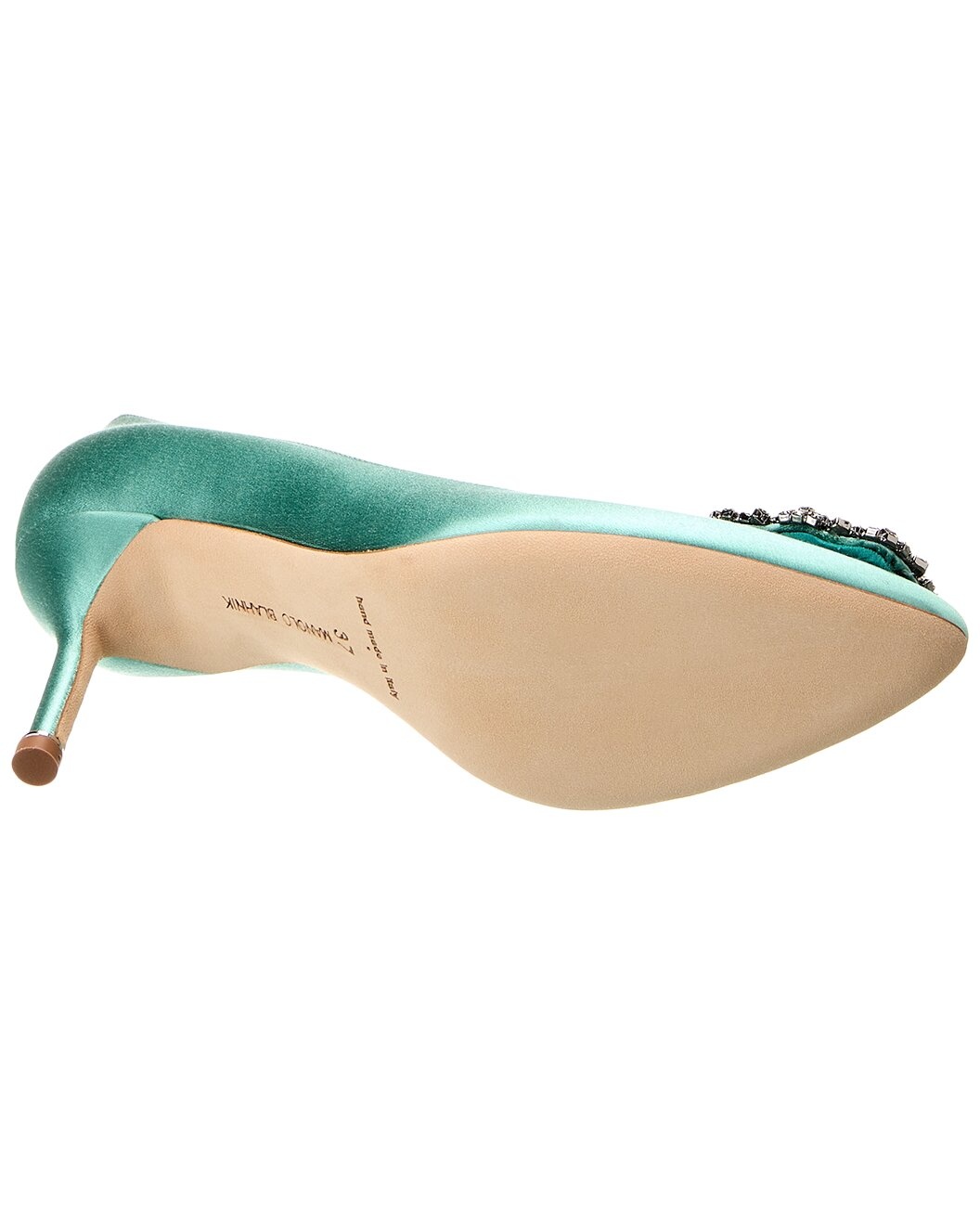 Manolo Blahnik Hangisi 90 Satin Pump - 4