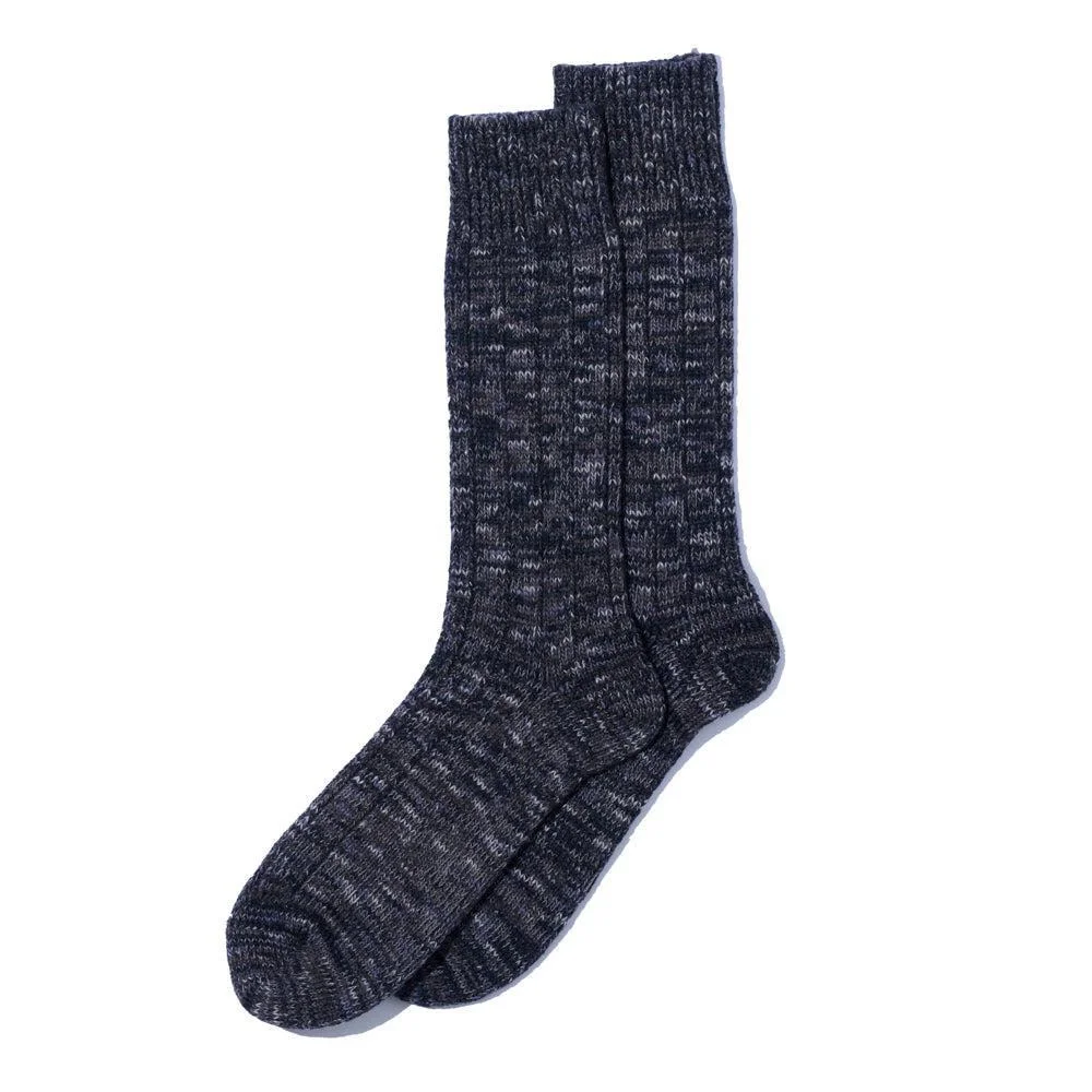 The Real McCoy's Outdoor 'Camp' Wool Socks Charcoal - 1