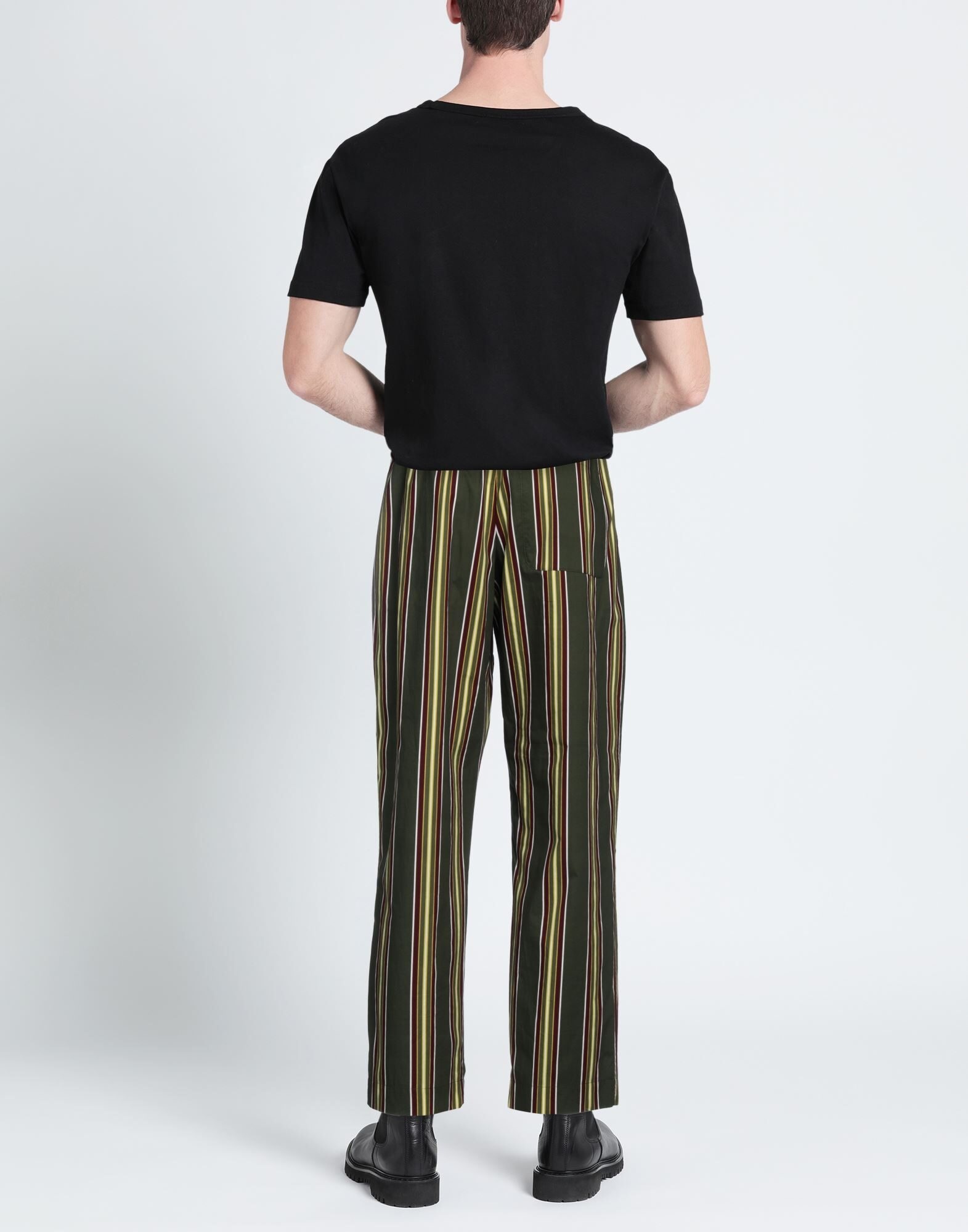 Green Men's Casual Pants - 3