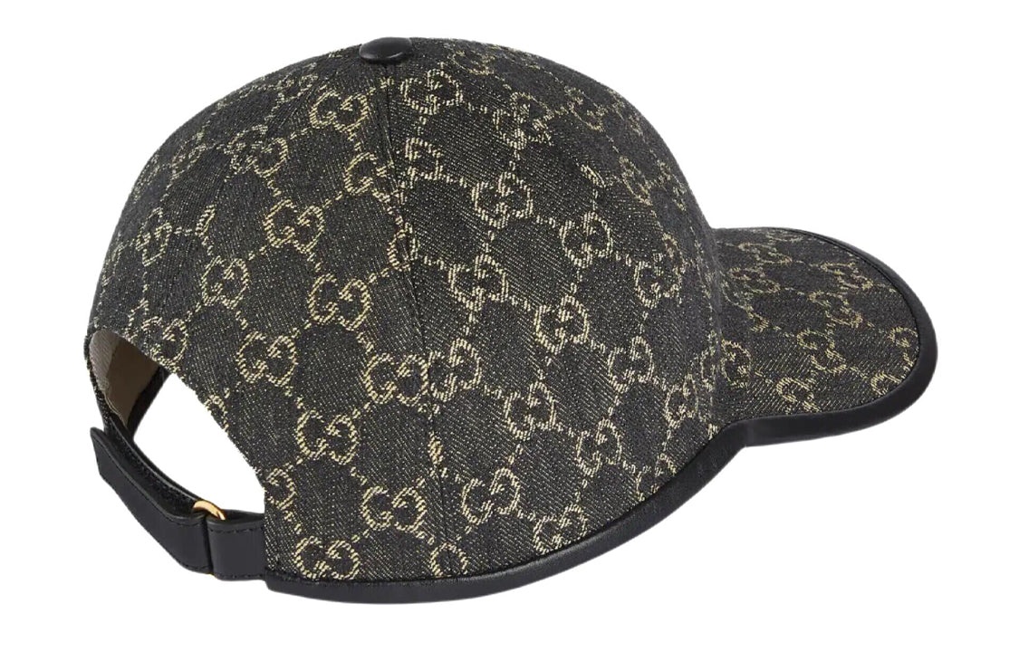 Gucci GG Denim Baseball Hat 'Black Grey' 656206-3HAF8-1060 - 3