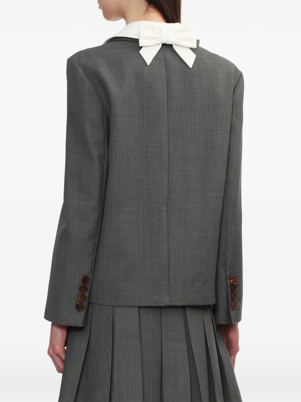 contrasting-lapels jacket - 4