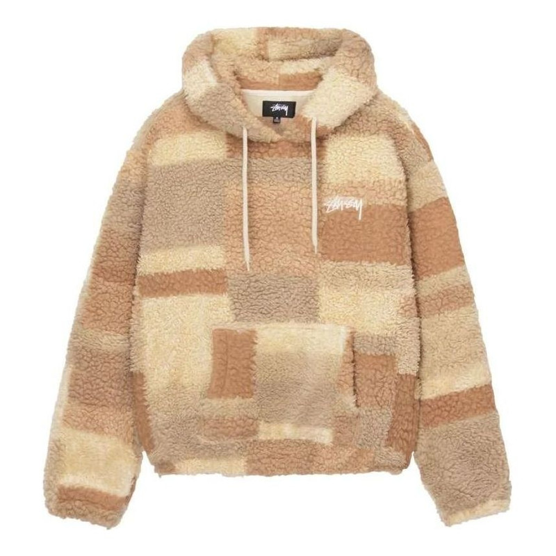 Stussy Bronson Sherpa Hoodie 'Tan' 118519 1