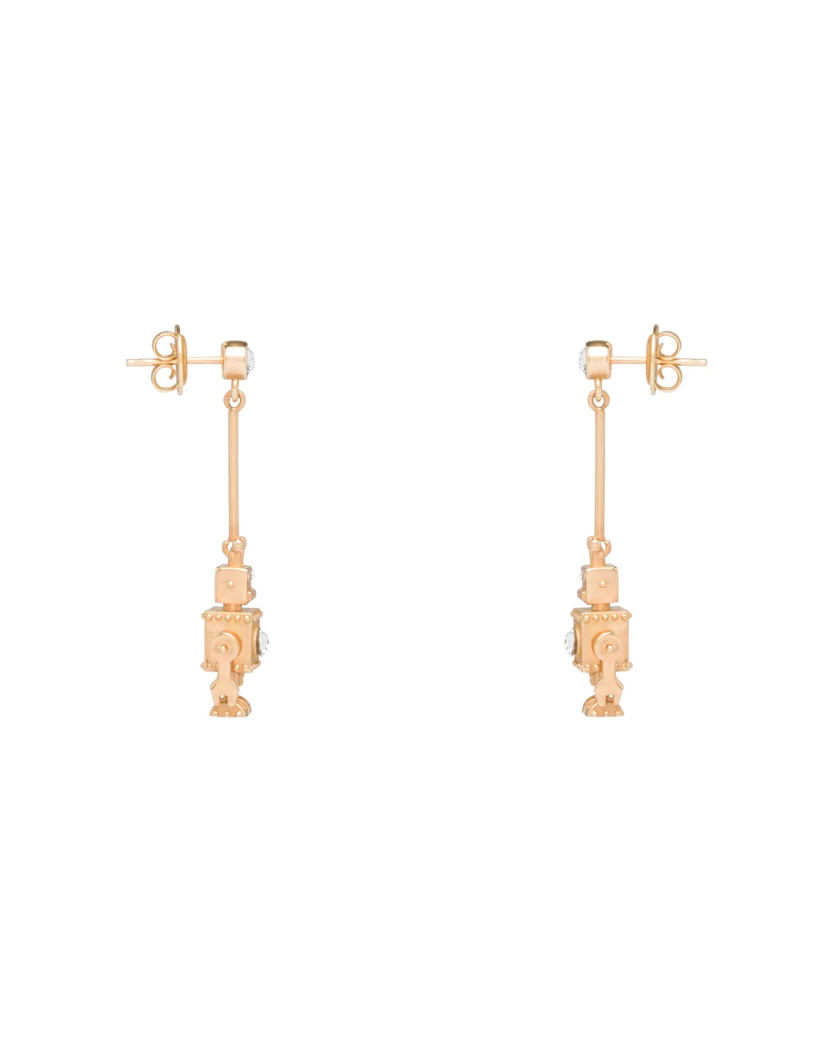 Prada Fine Jewellery gold and diamond earrings - 4