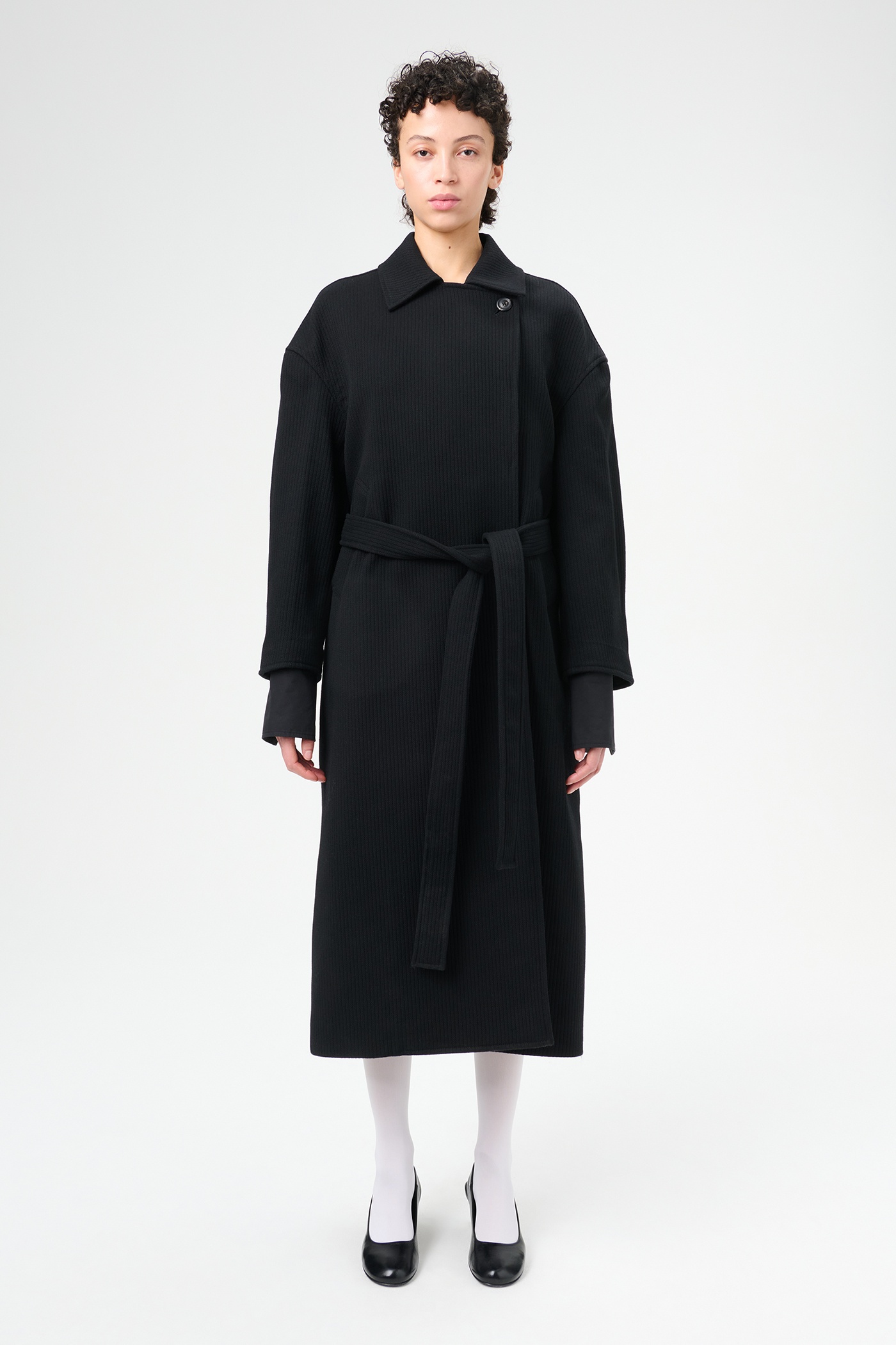 Court Coat Black Jumbo Bedford - 1