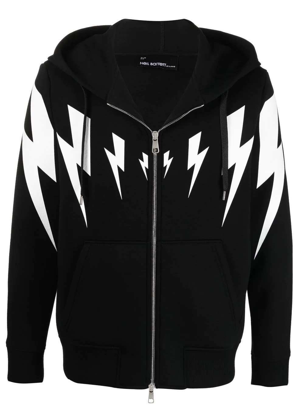 Thunderbolt-print hoodie - 1