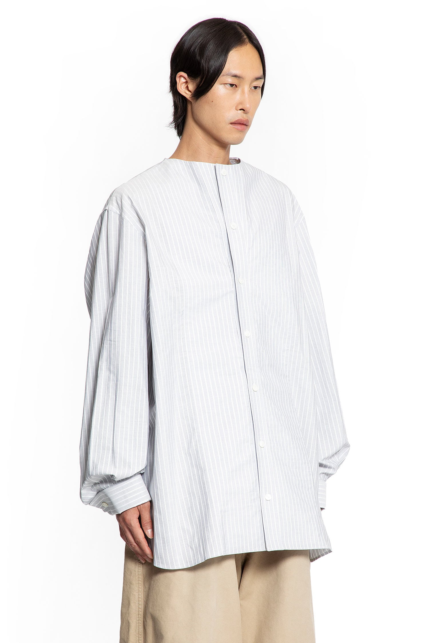 Oversized-Pinstriped-Shirt - 2
