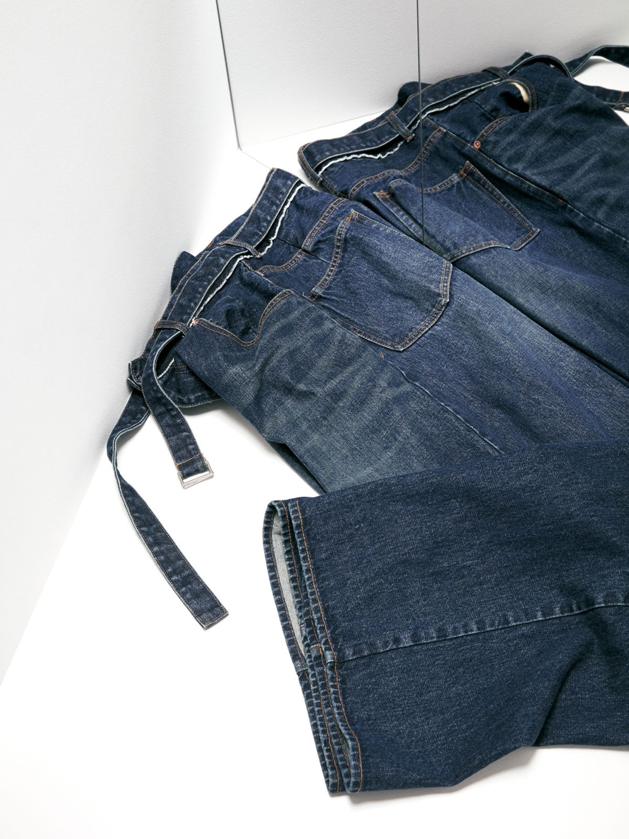 sacai Wide Denim Pants | REVERSIBLE