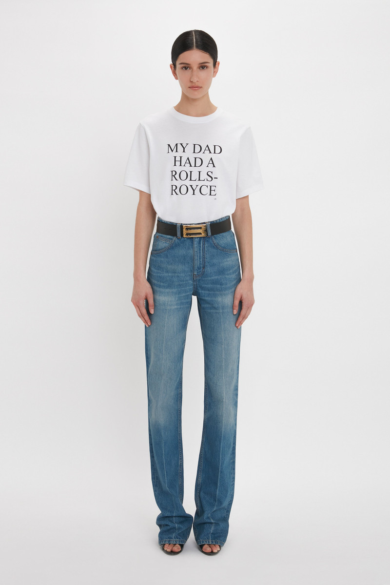 Victoria Beckham Julia Jean In Broken Vintage Wash outlook