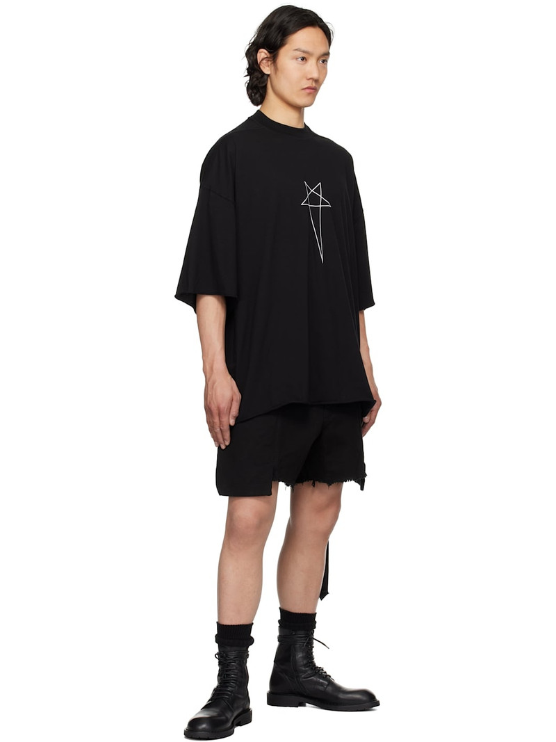 Rick Owens DRKSHDW Black Hollywood Stefan Cargo Shorts outlook