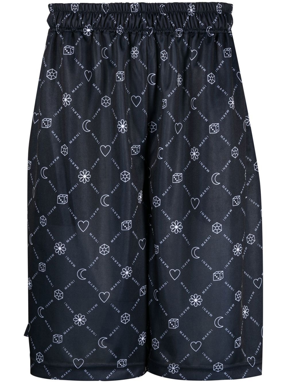 LOGO-PRINT SHORTS - 1