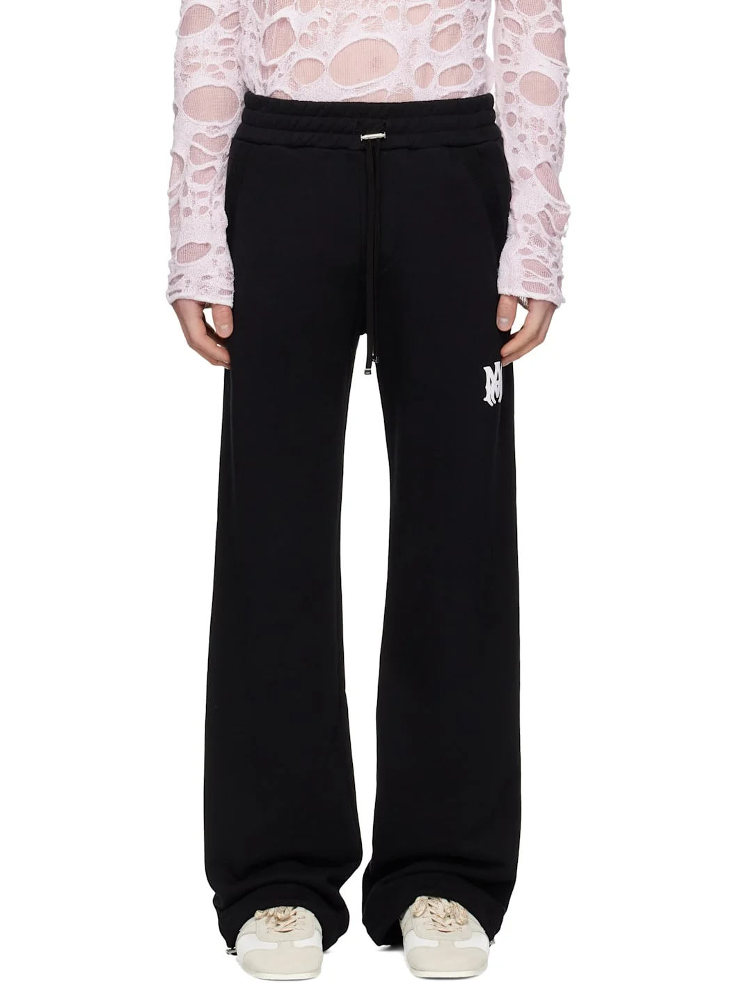 Black MA Core Logo Lounge Pants - 1