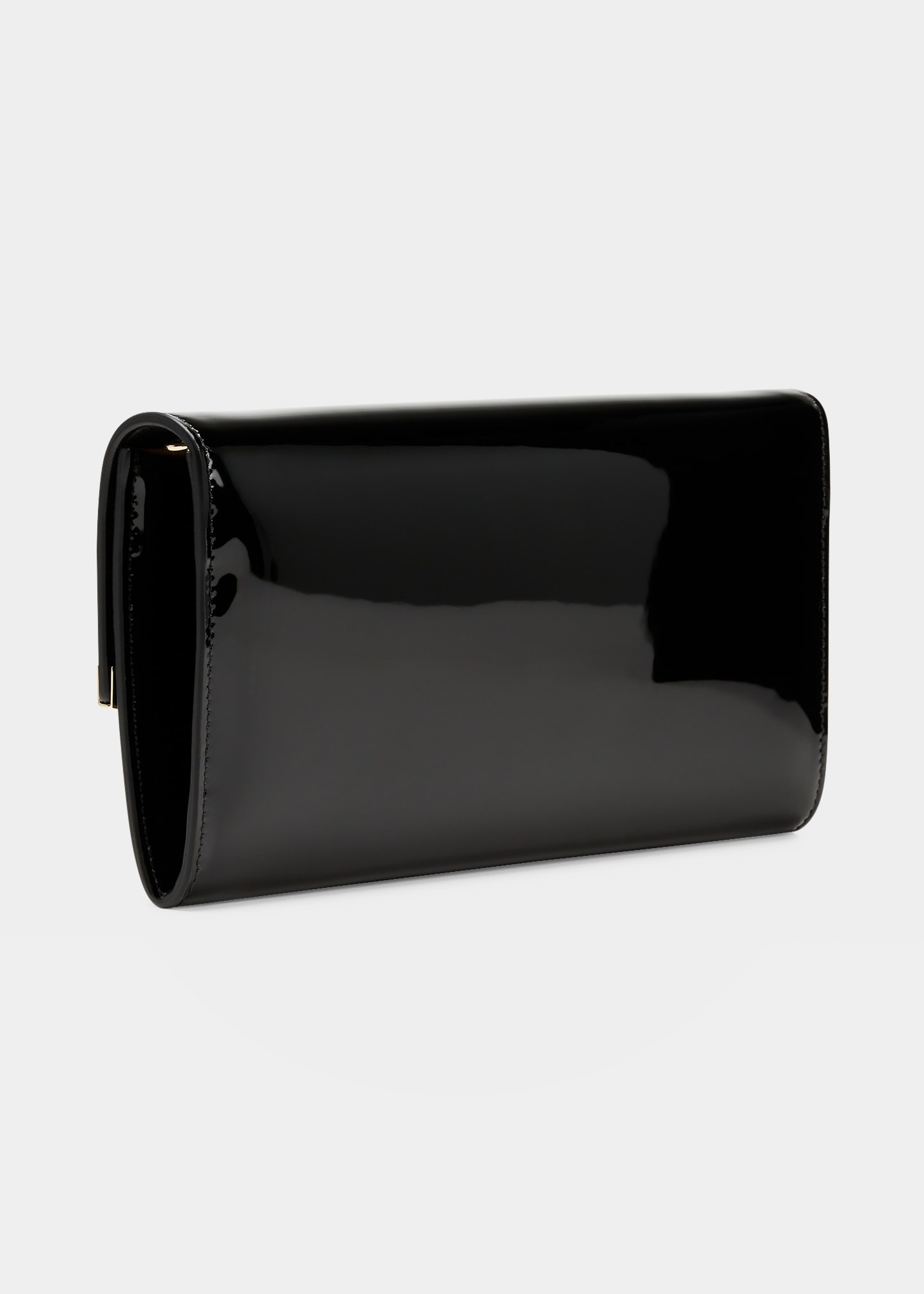 Emmie Patent Leather Clutch Bag - 3