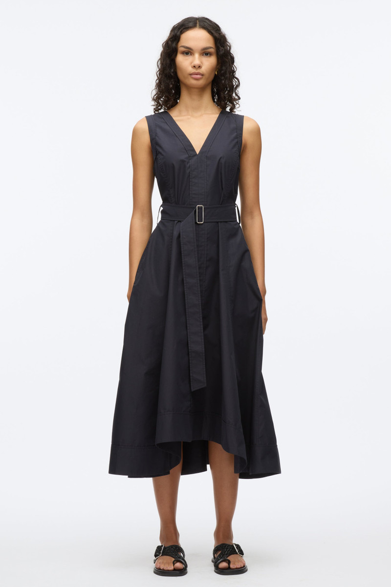 3.1 Phillip Lim Crisscross Back Midi Dress outlook
