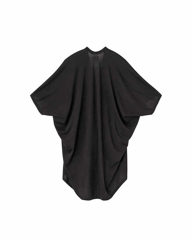 visvim RUANA TEE (C/SI) BLACK outlook