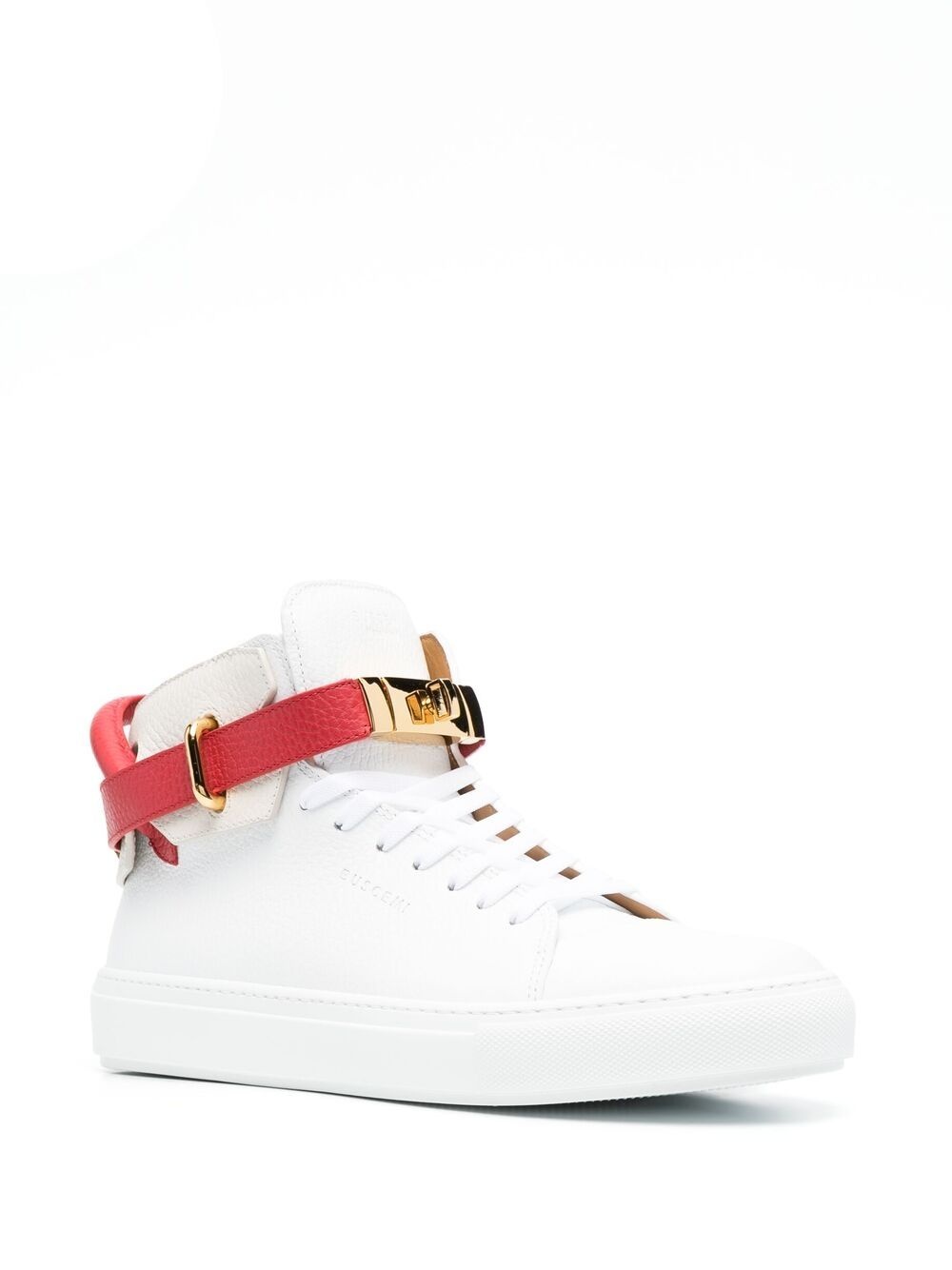 colour-block high top sneakers - 2