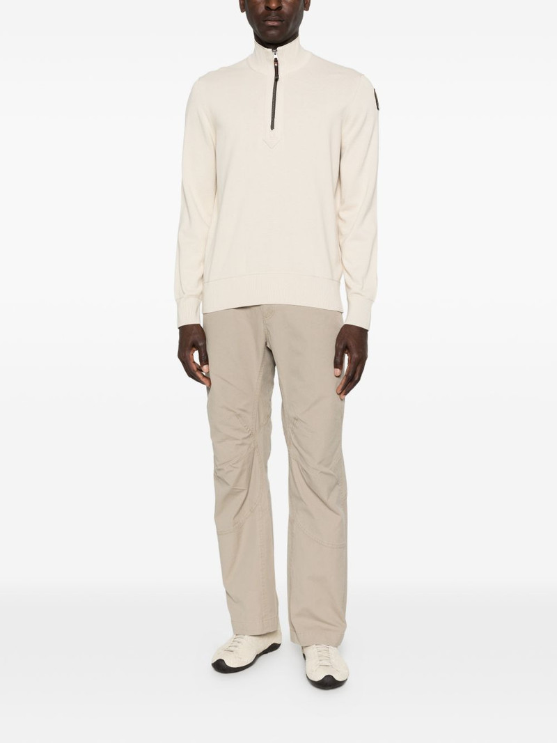 PARAJUMPERS zip mock-neck sweater outlook
