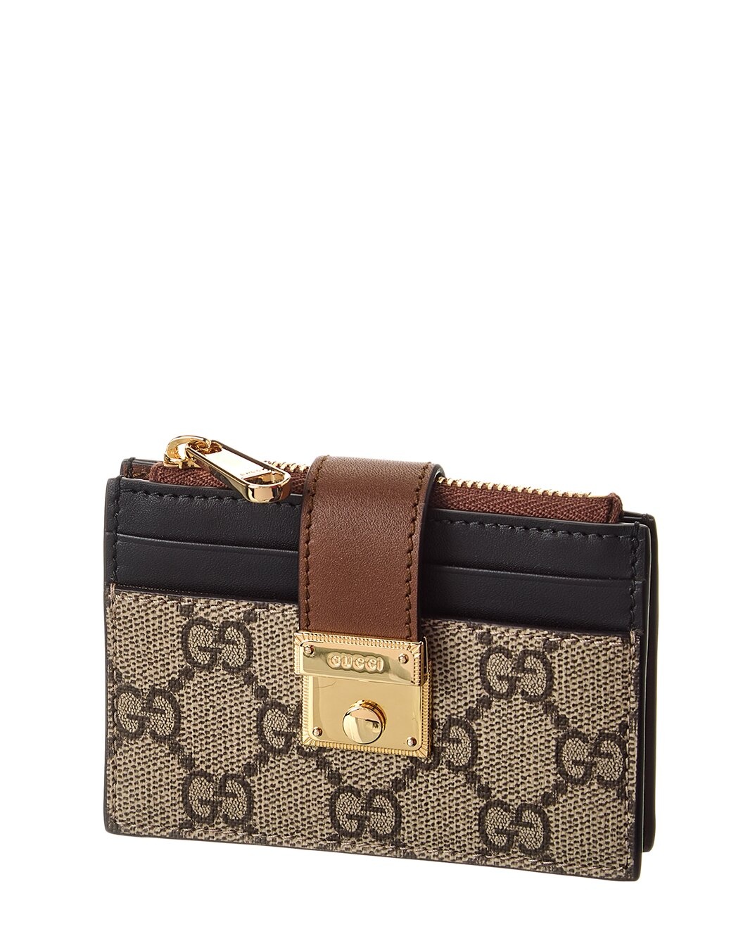 Gucci Padlock GG Supreme Canvas & Leather Card Case - 3