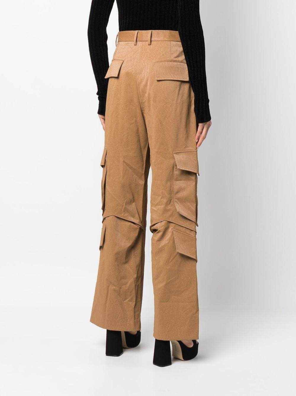 multi-pocket cargo trousers - 4