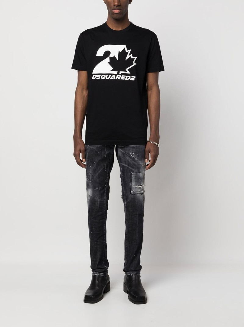 DSQUARED2 logo-print cotton T-shirt outlook