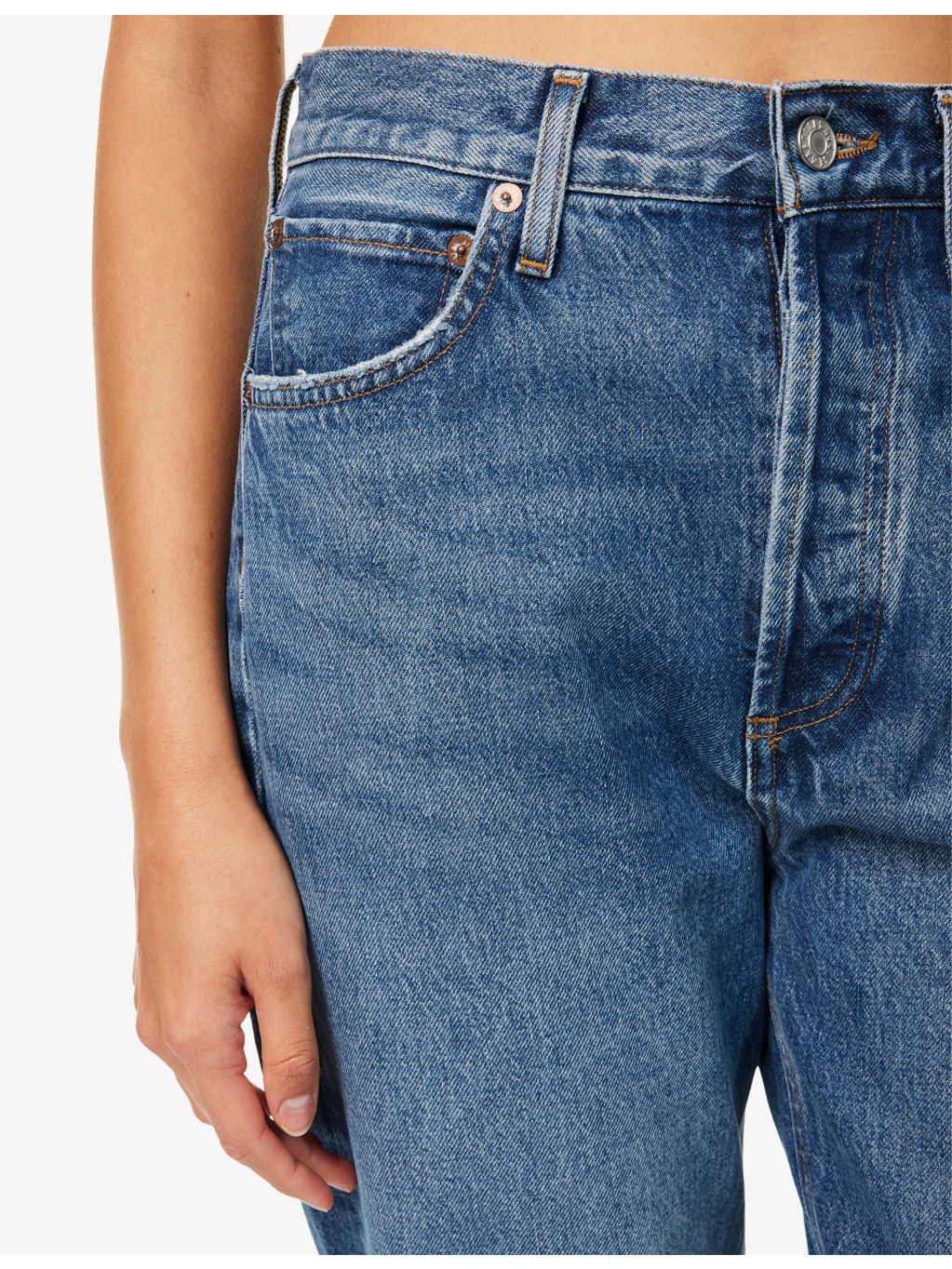 90's Straight-Leg Denim Jeans - 5