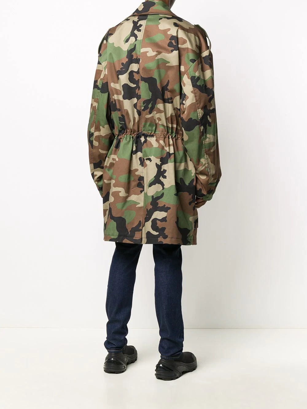 military gabardine macro parka - 4