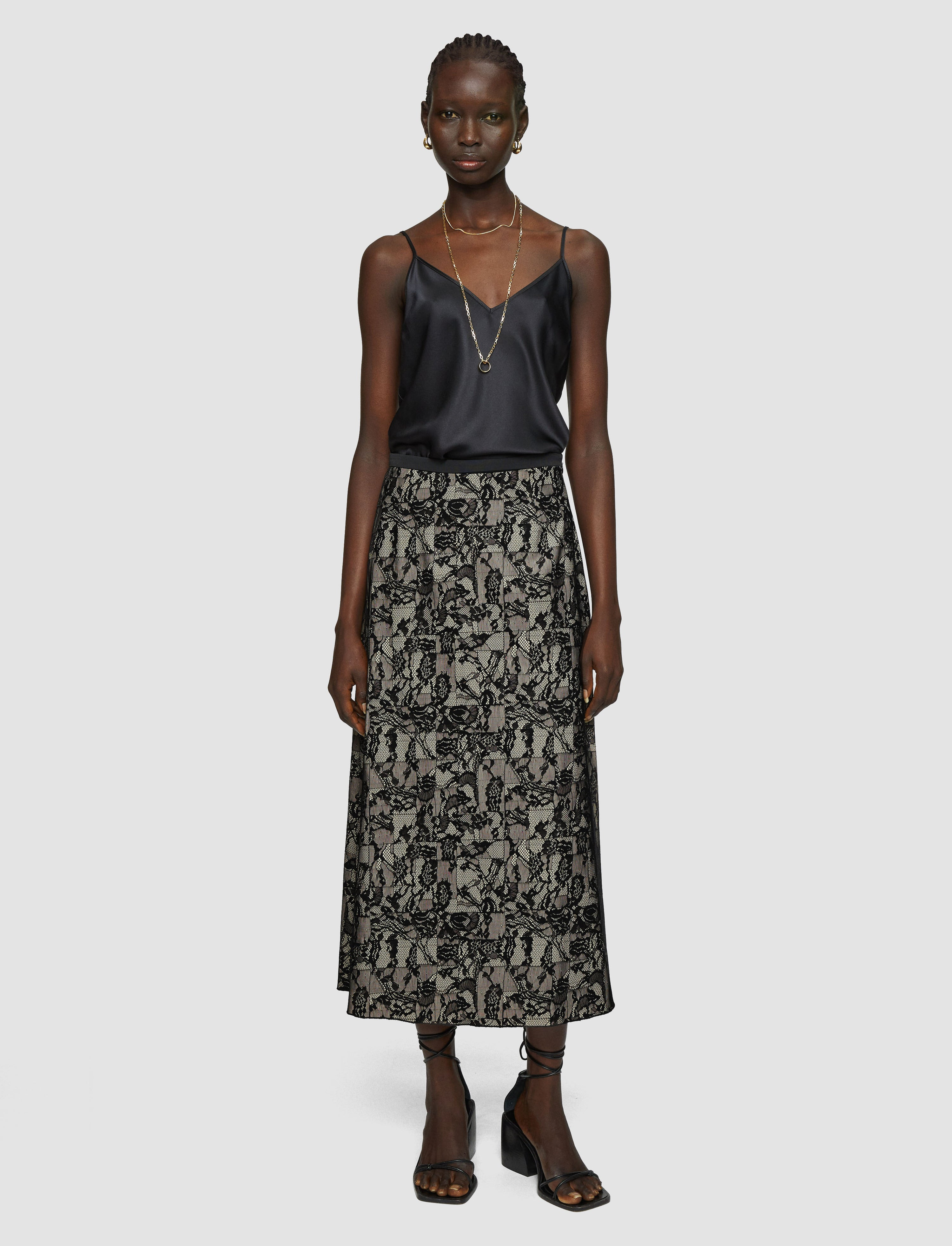 Patchwork Lace Skirt - 2