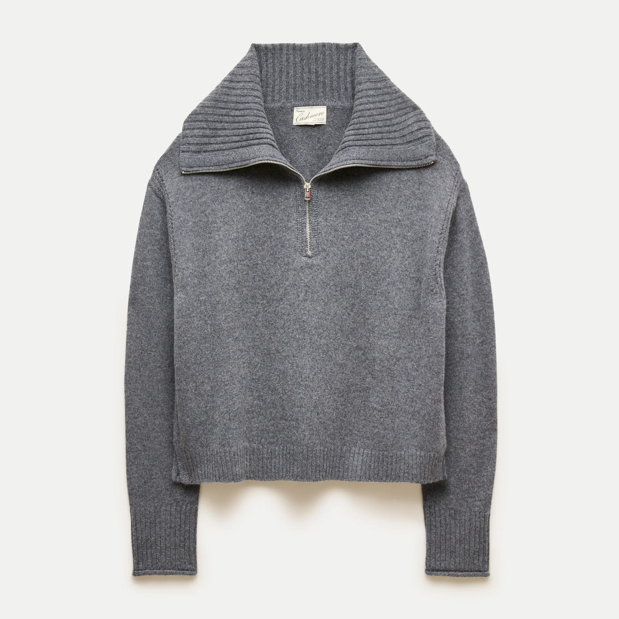 Cashmere quarter-zip sweater - 1