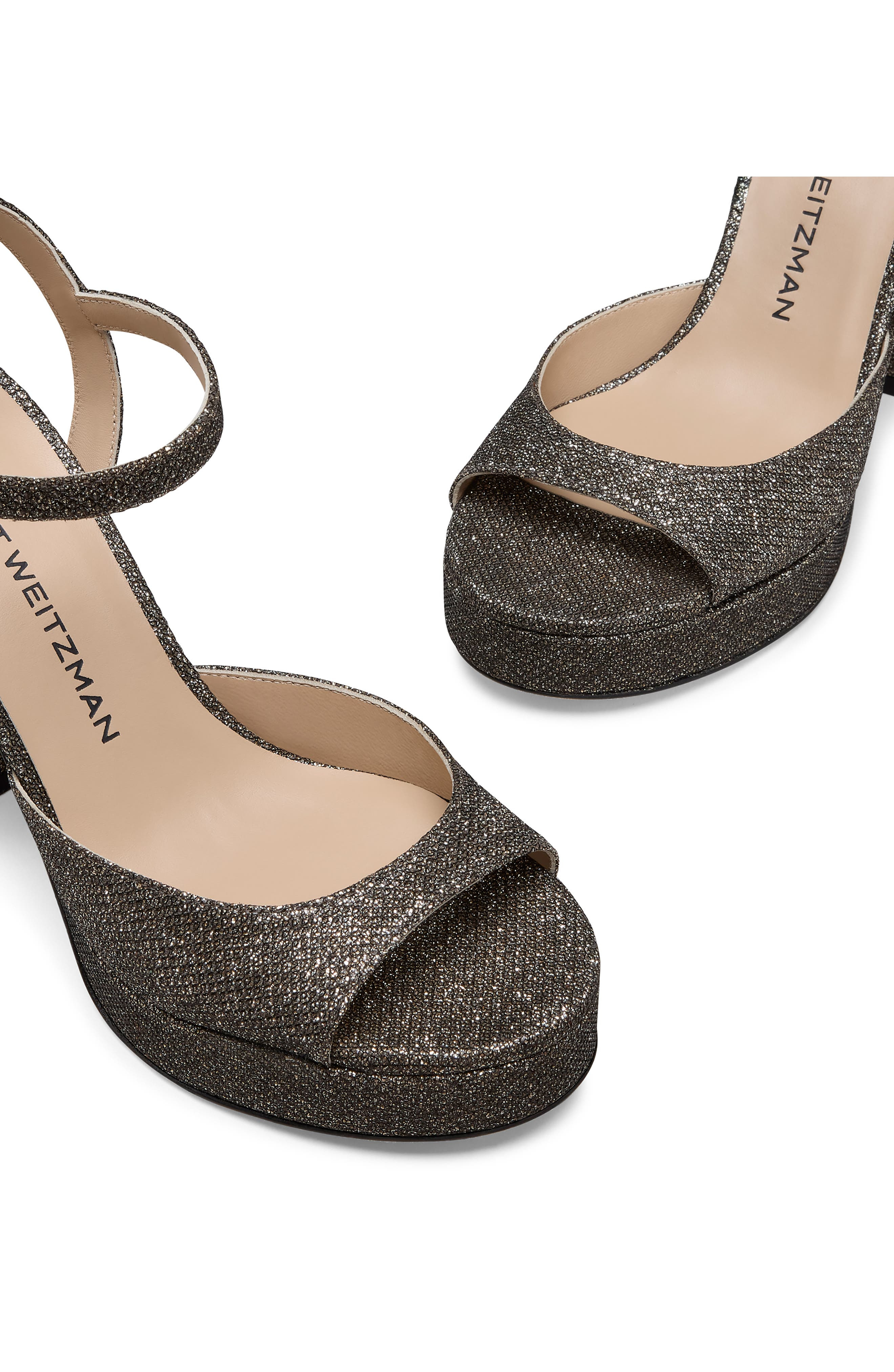 Stuart Weitzman Dayna II Platform Sandal in New Pyrite at Nordstrom - 4