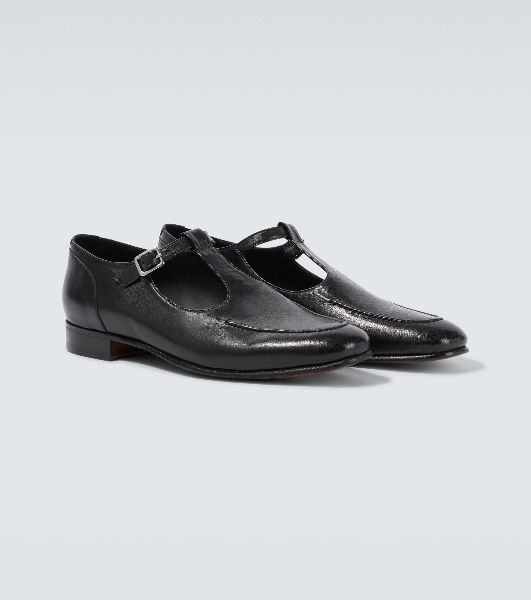 School leather loafers - 5