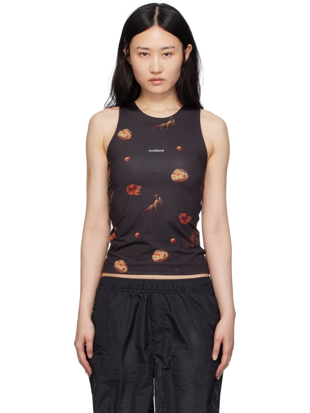 Black Tyler Tank Top - 1