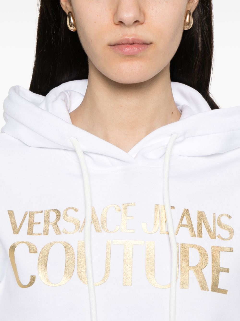 logo-print hoodie - 5