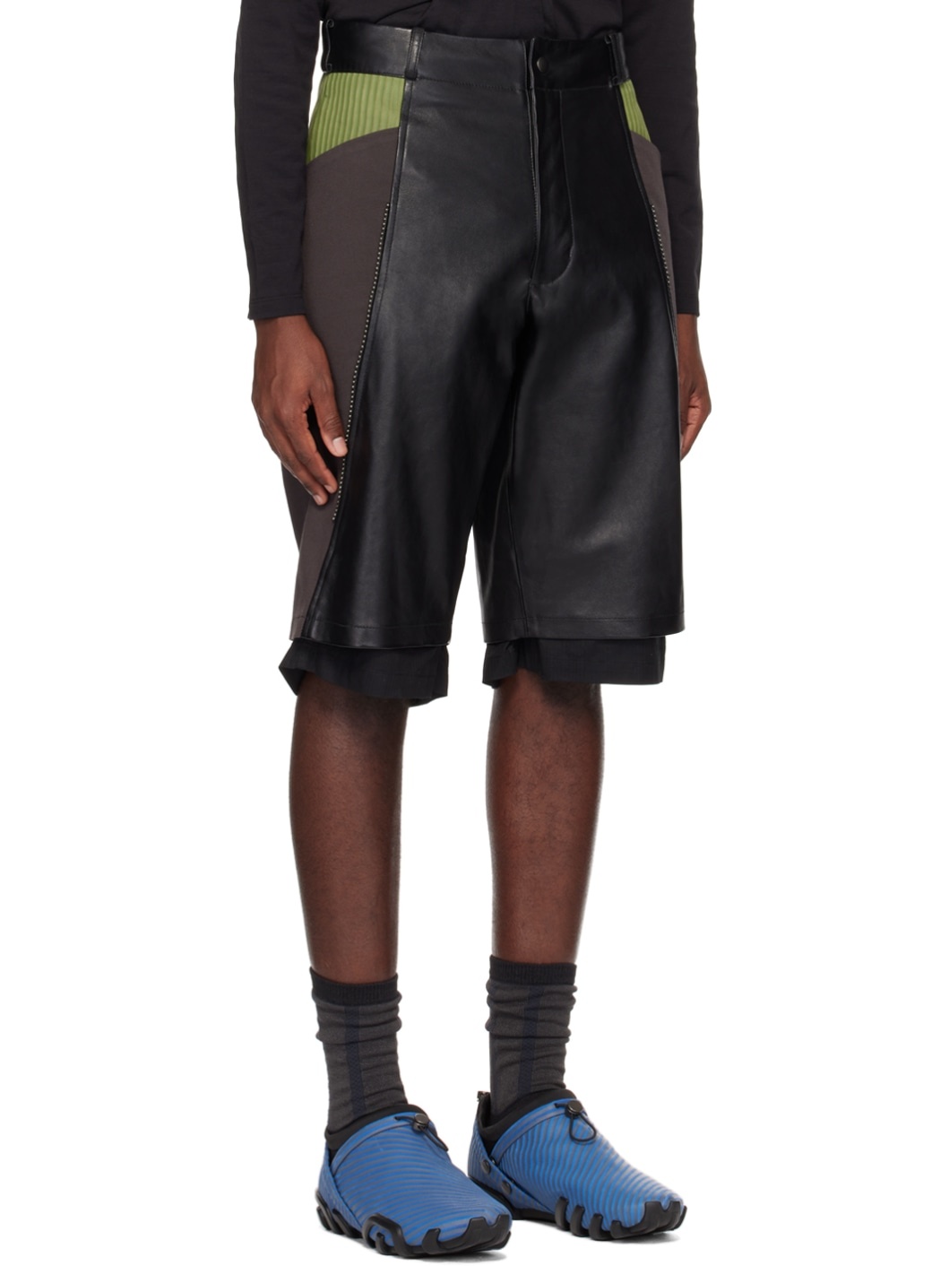 Black Kiko Kostadinov Edition Inayat Shorts - 2
