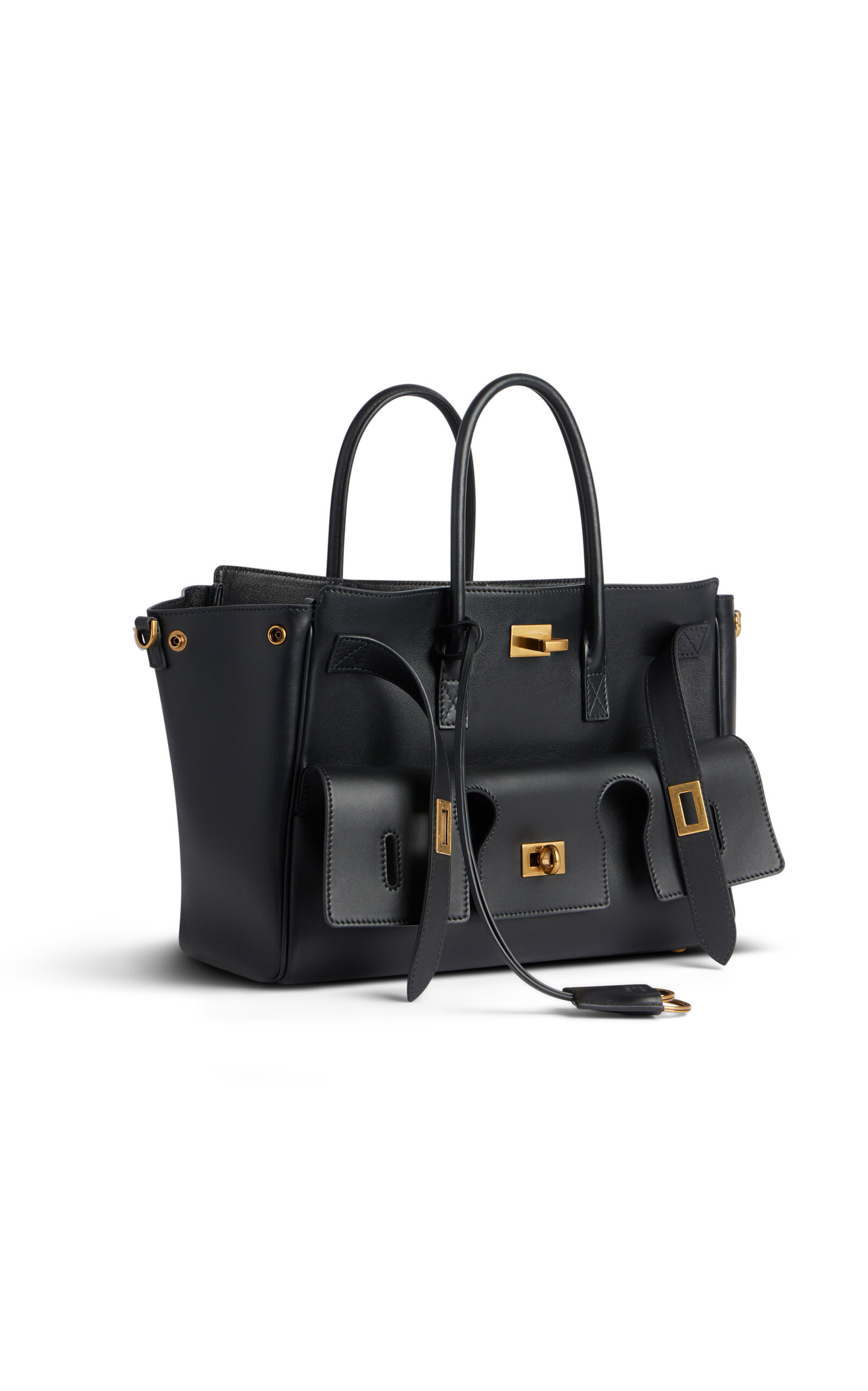 Bel Air Small Leather Carry-All Bag black - 3