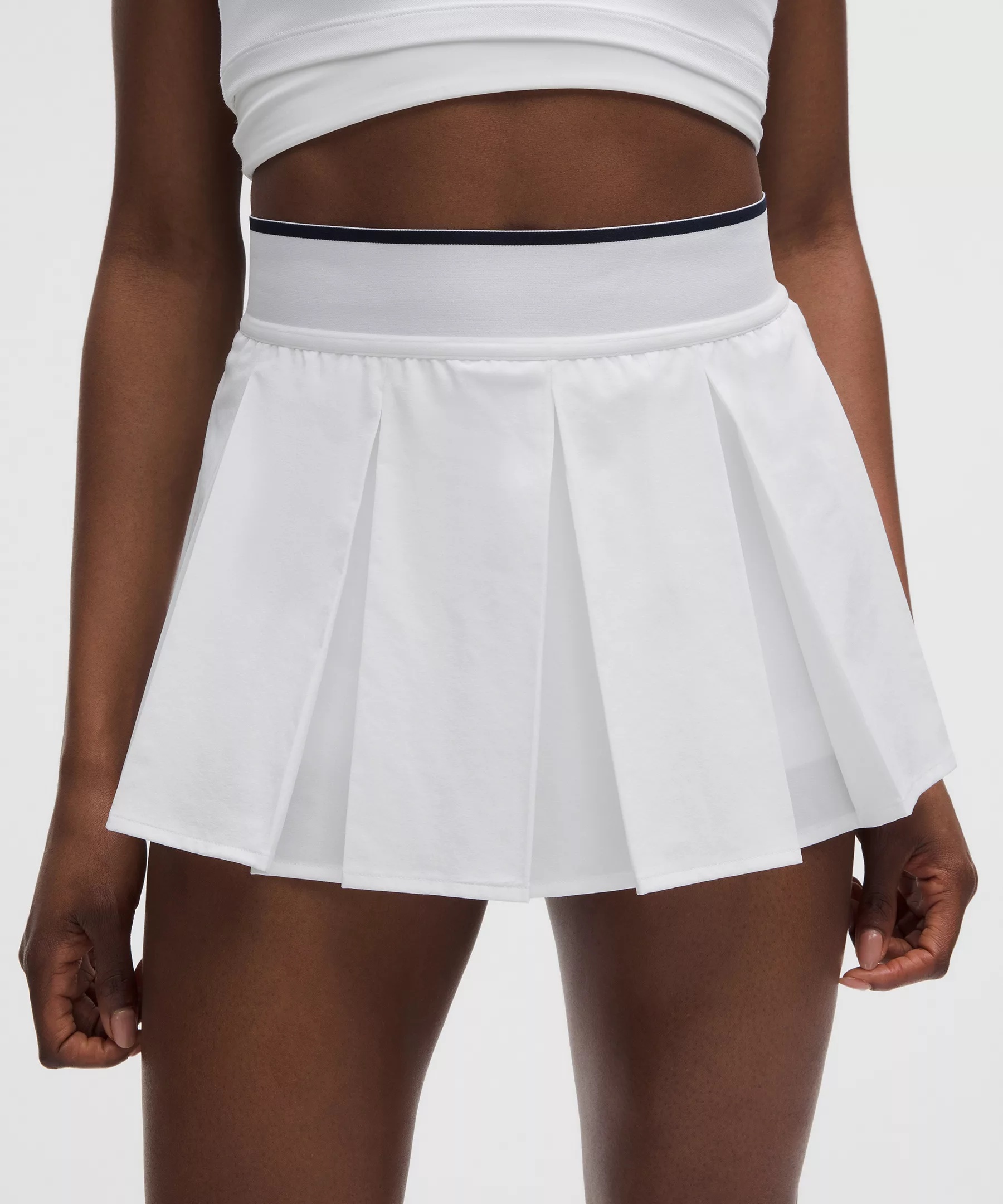 Box-Pleat High-Rise Tennis Skirt - 4
