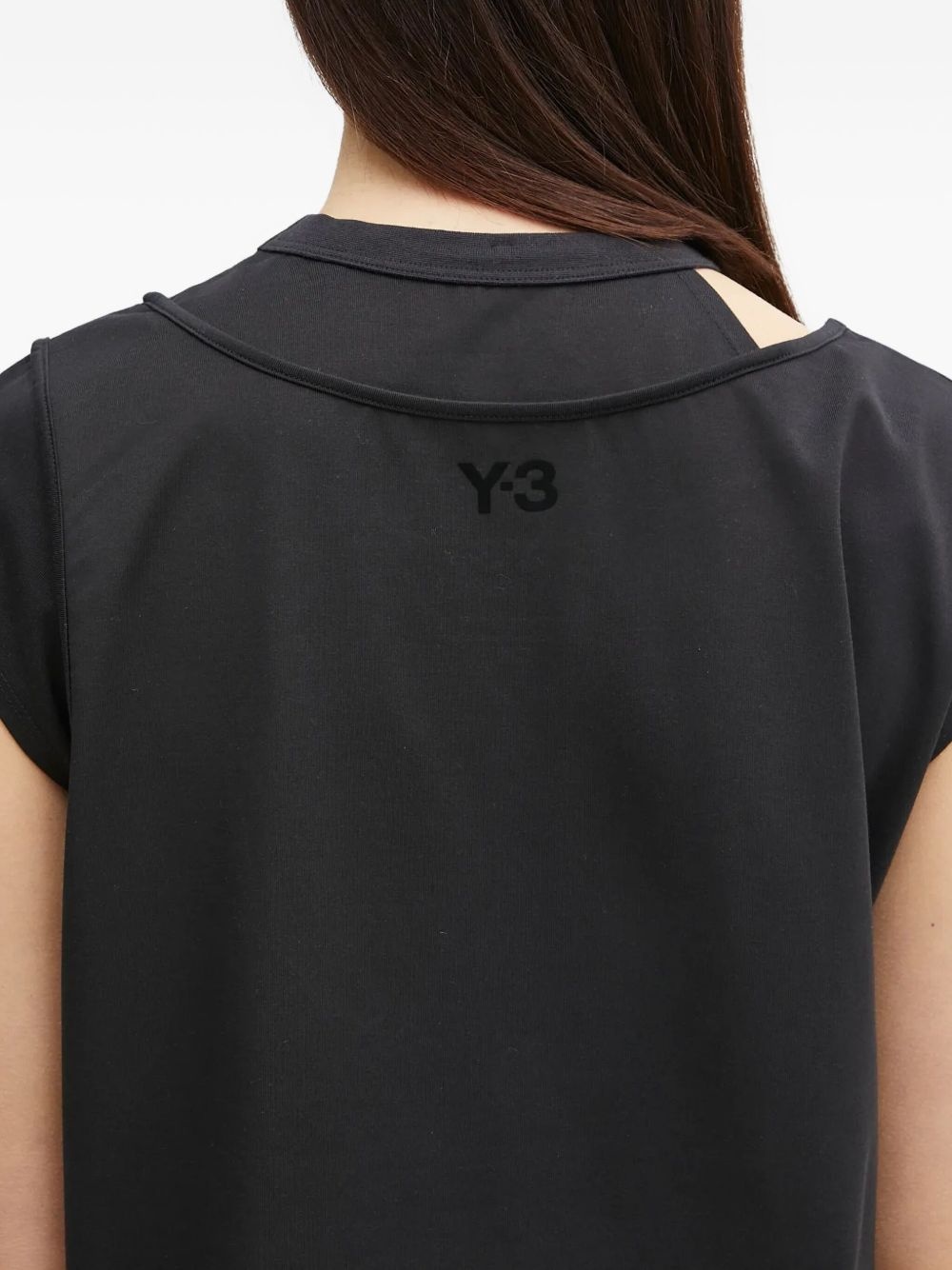 Tee cap-sleeve round-neck dress - 5