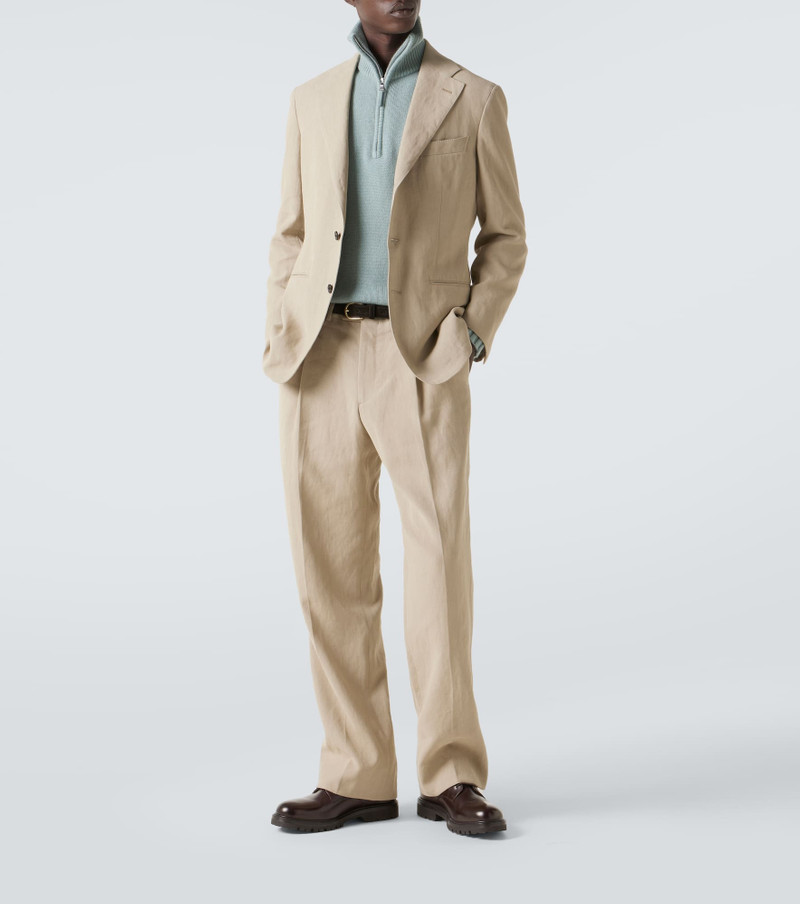 Allude Cashmere half-zip sweater outlook