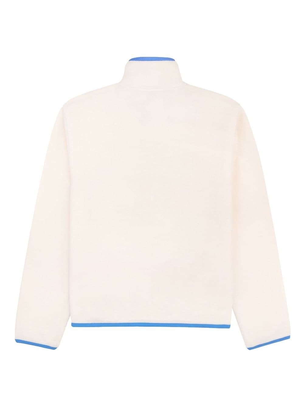 Serif logo-embroidered polar sweatshirt - 2