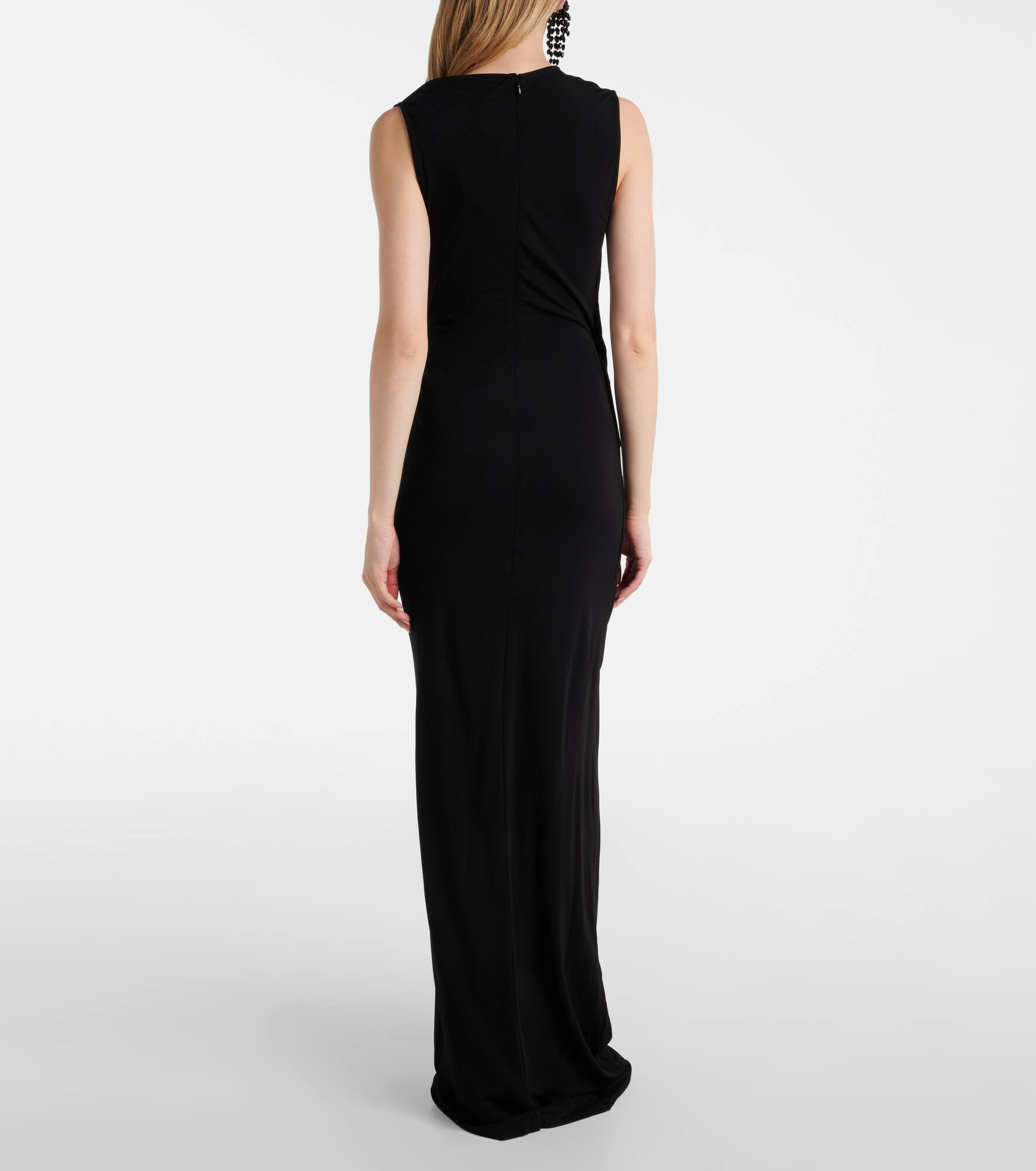 Encased Nature jersey maxi dress - 3