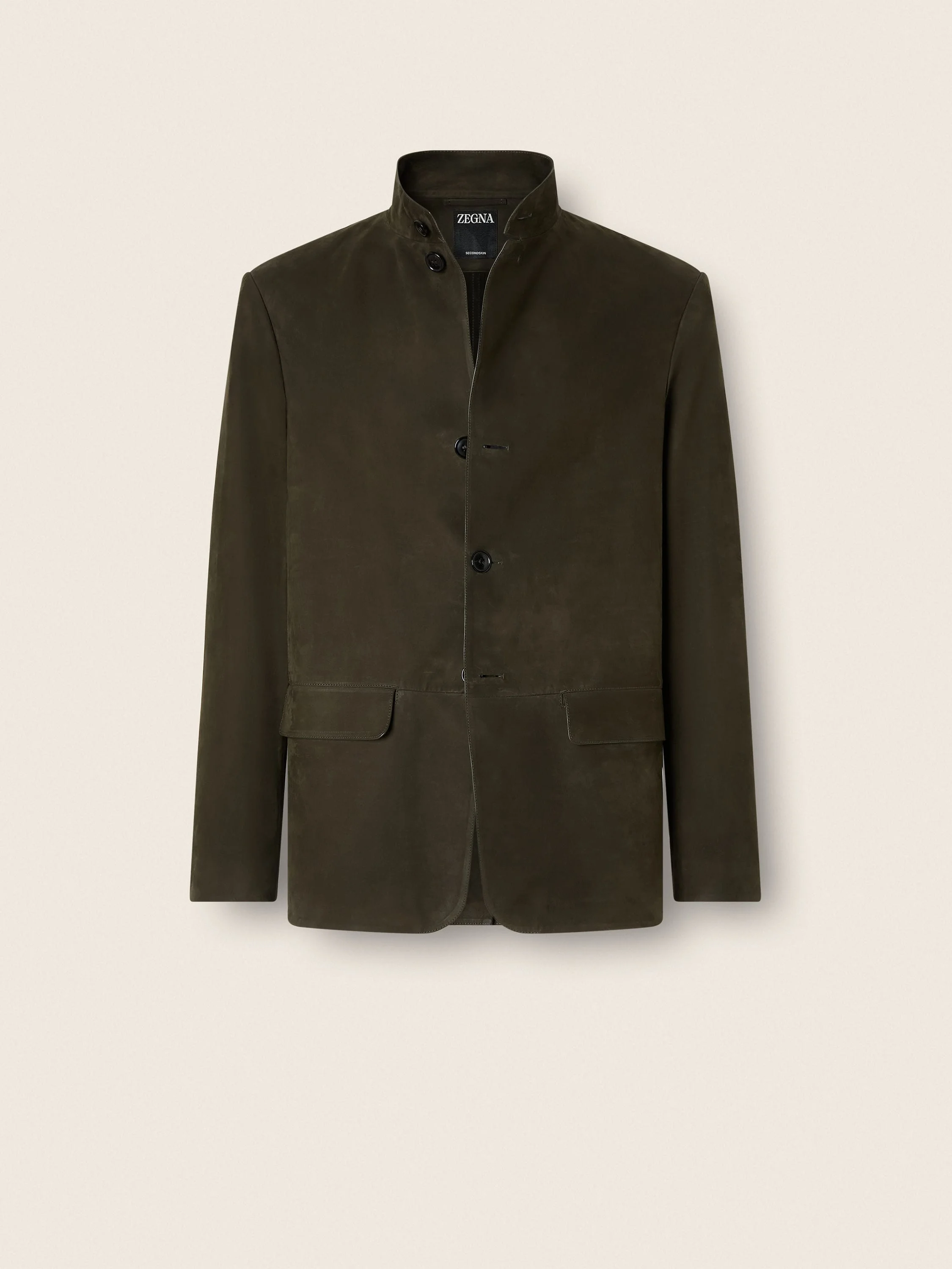 DARK OLIVE GREEN SECONDSKIN IL CONTE JACKET - 1